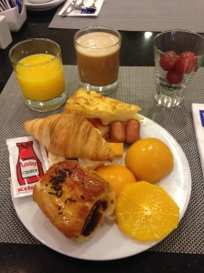 Unlike some people who ate one chocolate croissant and nothing else, I took full advantage of the open buffet. 